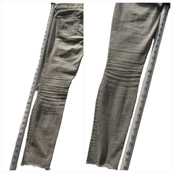 MOTHER - Looker Ankle Fray Jeans- Huntress, Gray Wash, Sold on Revolve - Picture 13 of 16